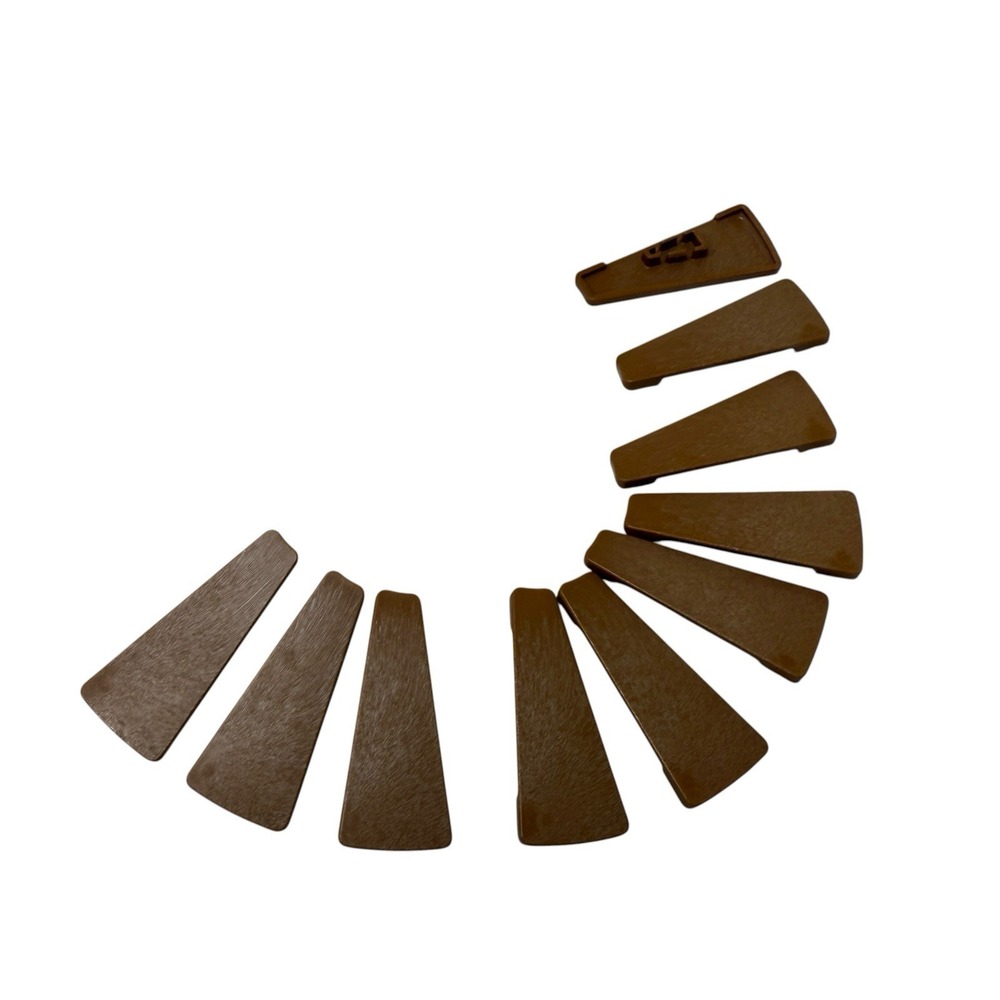 Playmobil Brown‎ Replacement Step Part for Spiral Staircase 10 Pcs Victorian